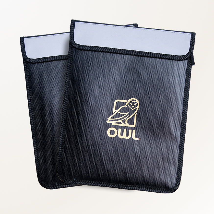 OWL™ Fireproof Document Bag (2-pack)
